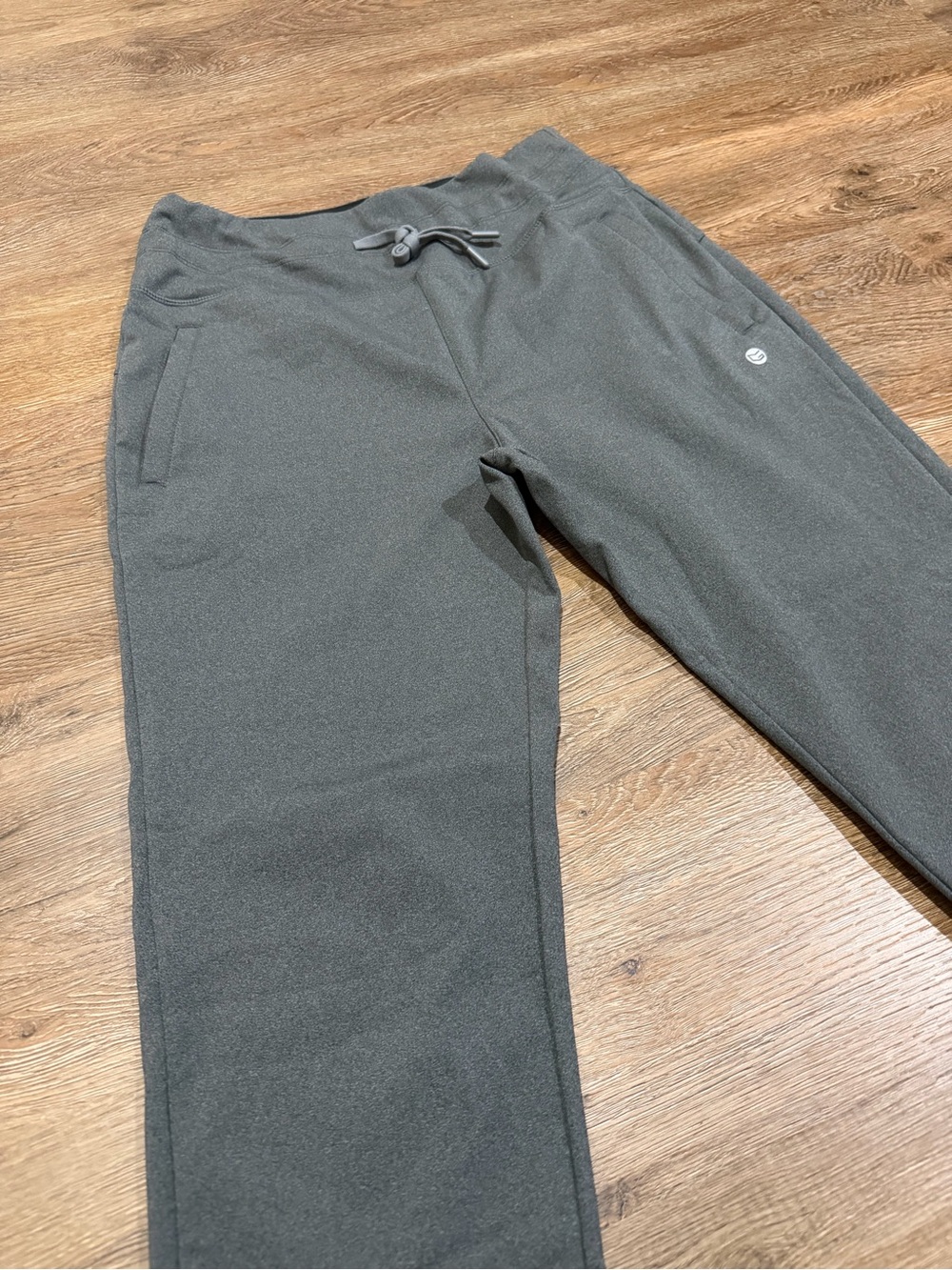 Gradual High-Waist Drawstring Active Joggers in Charcoal - Picture 6 of 11